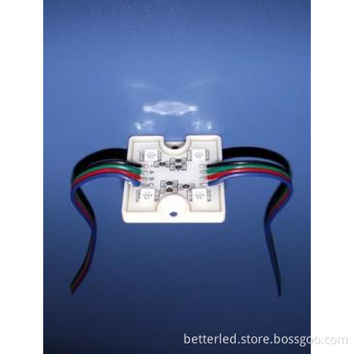 hight light RGB 4 LEDs LED module on sale